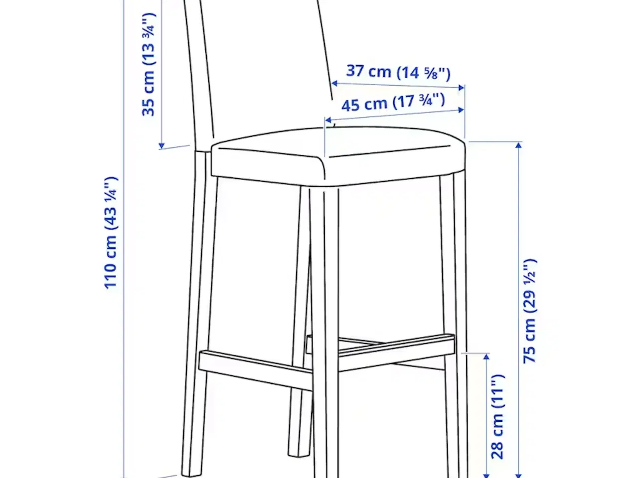 Billede 4 - IKEA barstole (4 i alt)