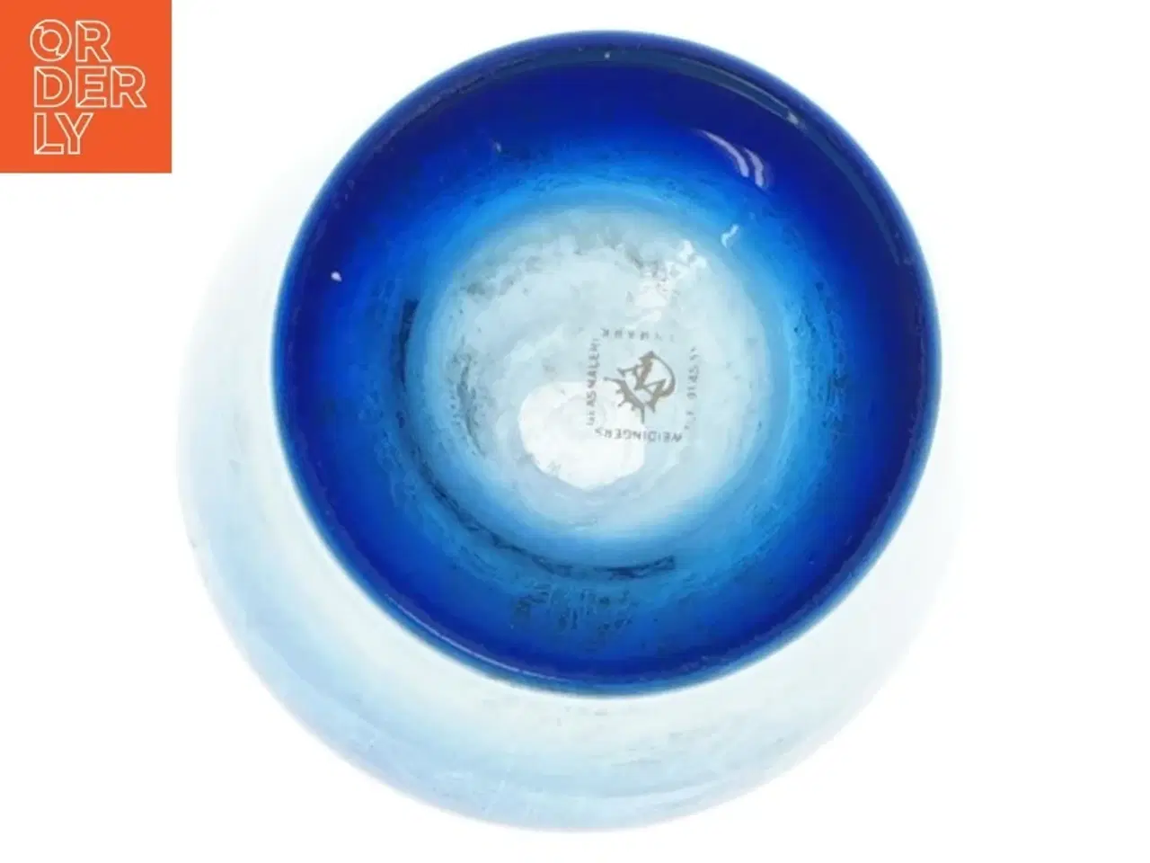 Billede 3 - Glaskunst skål og vase (str. 18x8 cm)