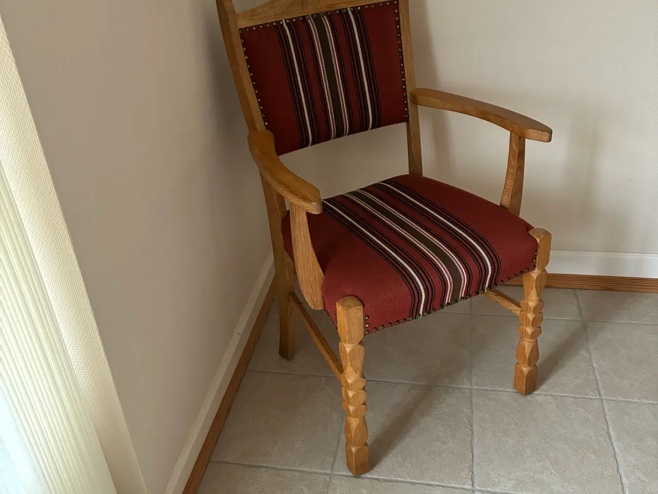Billede 1 - Egetræs stol