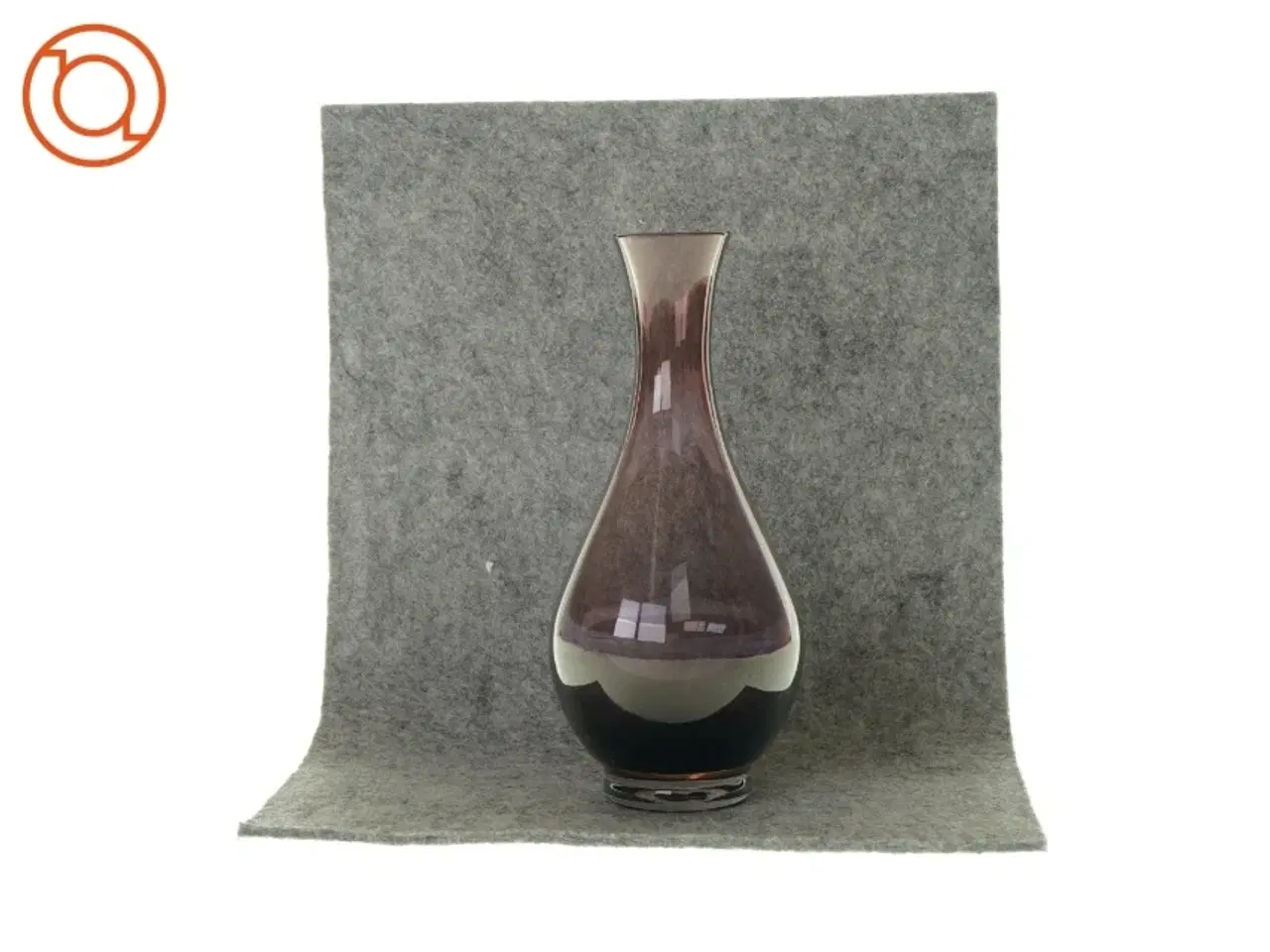 Billede 1 - Vase i lilla glas