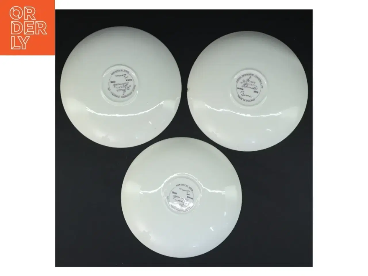 Billede 7 - Porcelænskopper og -tallerkener med dekoration fra Irma (str. Underkop 17,5 x 2 cm kop 15 x 11,5 x 7,5 cm)