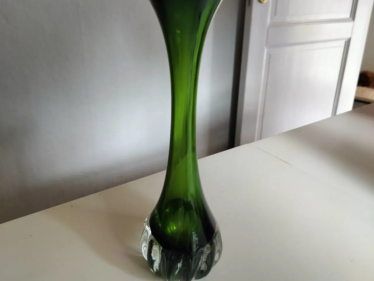 Billede 2 - Grøn Holmegaards vase