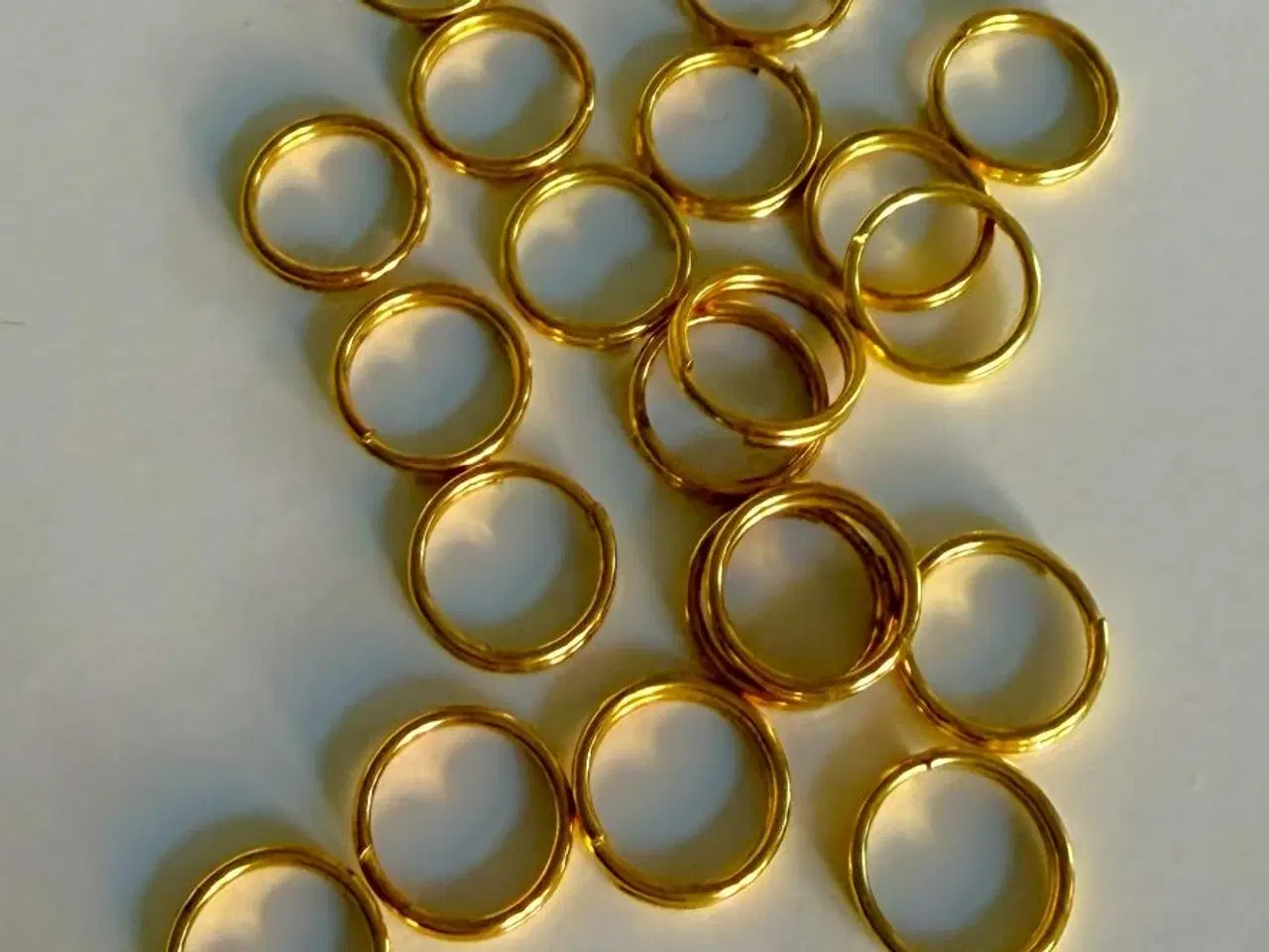 Billede 3 - Dobbeltviklede mikro-nøgleringe til smykker