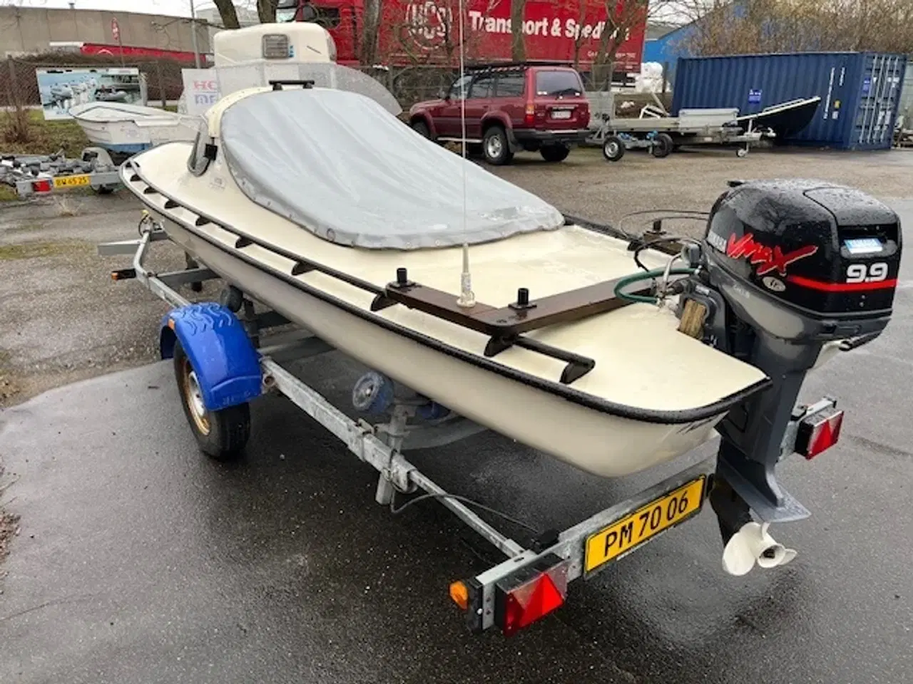 Billede 4 - Mopa Senior med Yamaha og bådtrailer