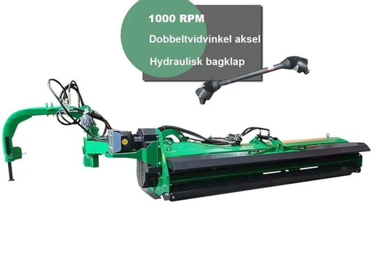 Billede 1 - DK-TEC SLAGLEKLIPPER SVINGBAR 280DH, HYDRAULISK BAGKLAP