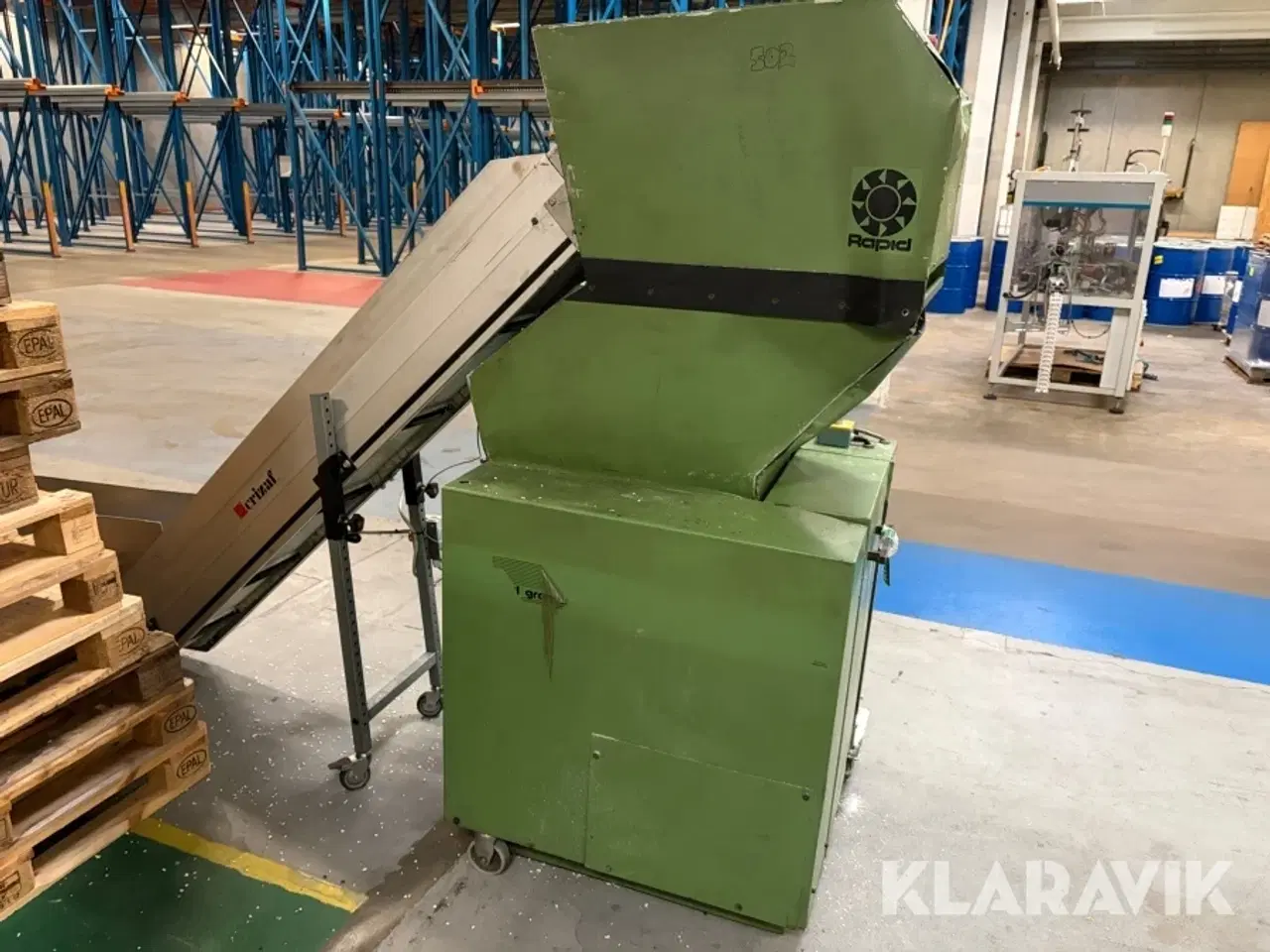 Billede 6 - Plastgranulator Rapid 3026-kb med transportbånd