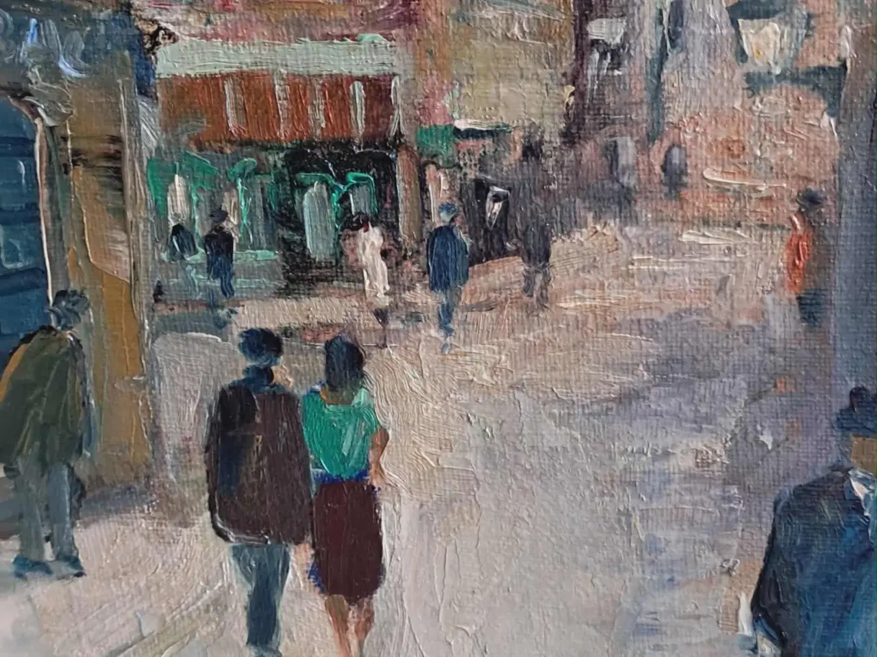 Billede 4 - Flot Poul Kastrup (1920-1987) maleri fra Paris