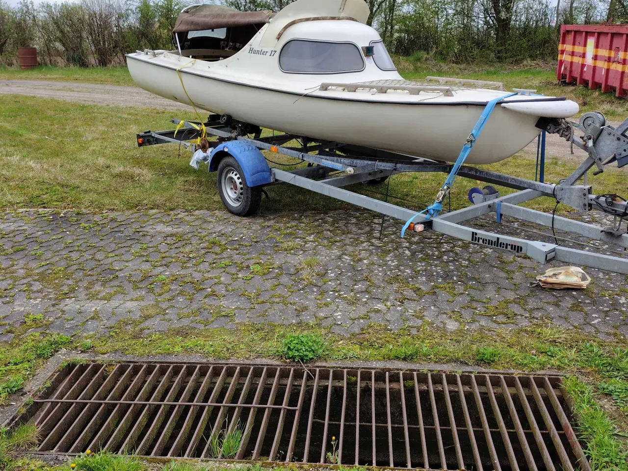 Billede 1 - Hunter 17 jagtbåd med ny kaleche