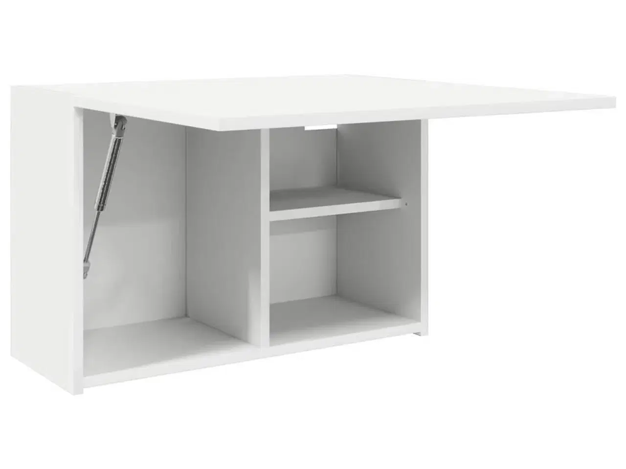 Billede 5 - Væghængt badeværelsesskab 60x25x40 cm konstrueret træ hvid