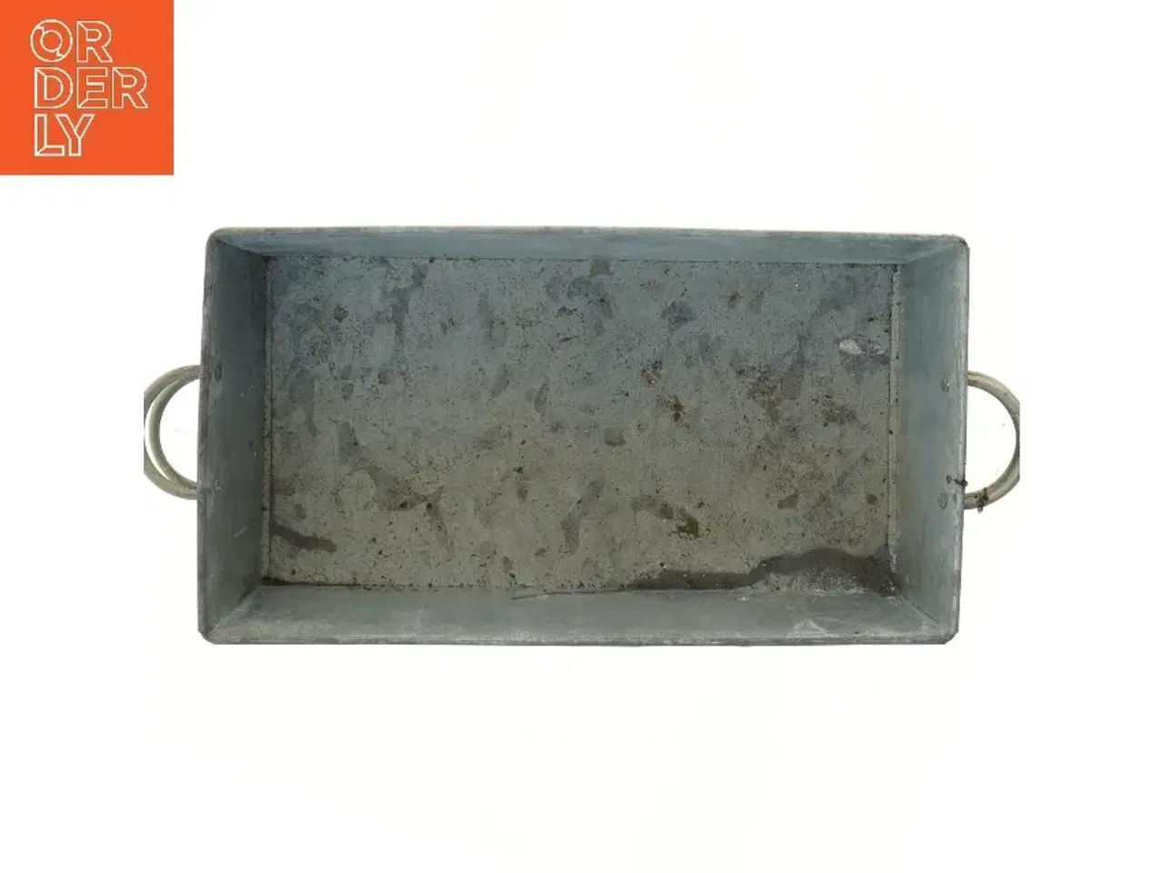 Billede 3 - Galvaniseret bakke med håndtag fra Kriton (str. 31x17, 5 styk cm)