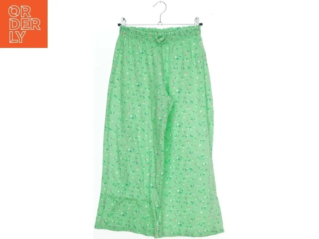 Billede 1 - Grønne blomstrede bukser fra KappAhl (str. 128)