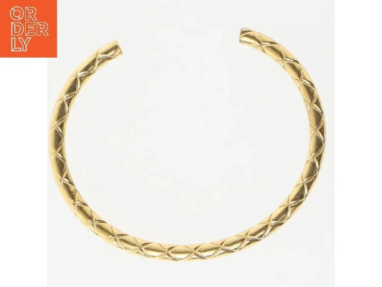 Billede 2 - Guldbelagt armbånd (str. Ø 6 cm)