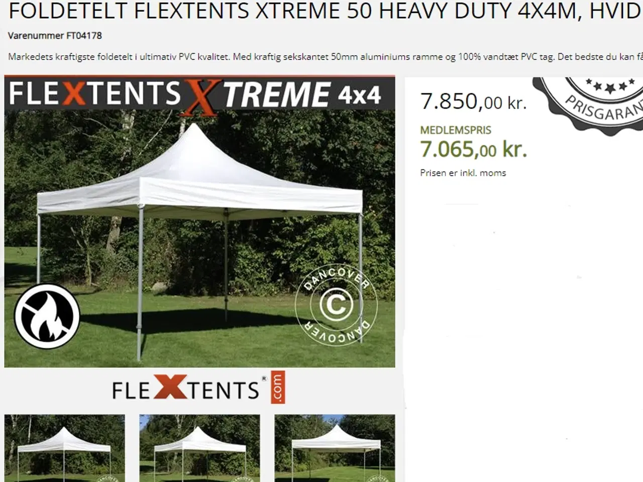 Billede 13 - Lej Professionel pavillon med udstyr 4 x 4m (leje)