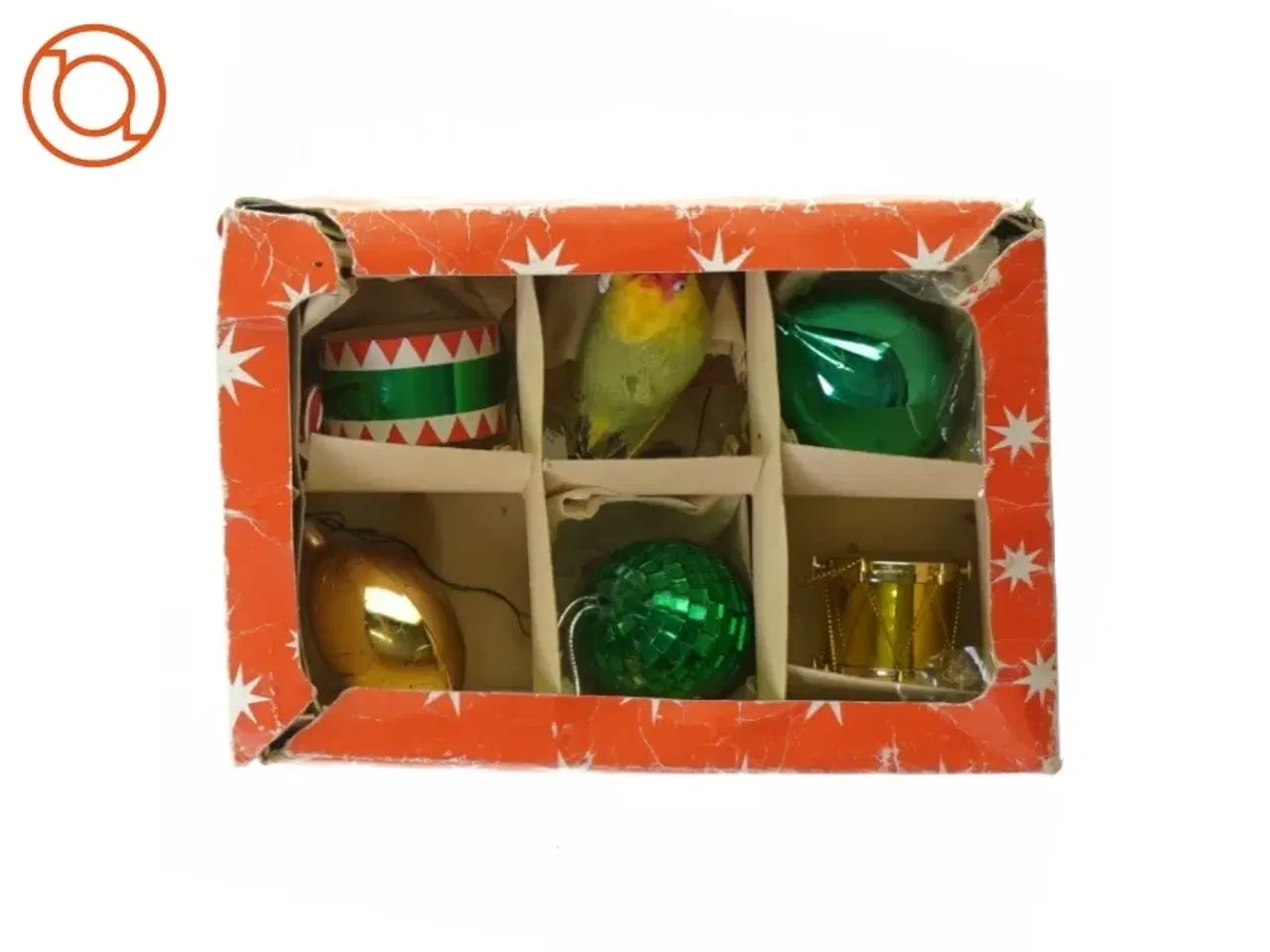 Billede 1 - Julepynt, julekugler (str. 23 x 15 x 7 cm)