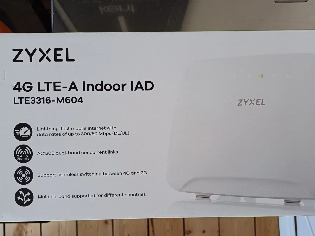 Billede 1 - Zyxel lte3316, 4G router, simkort