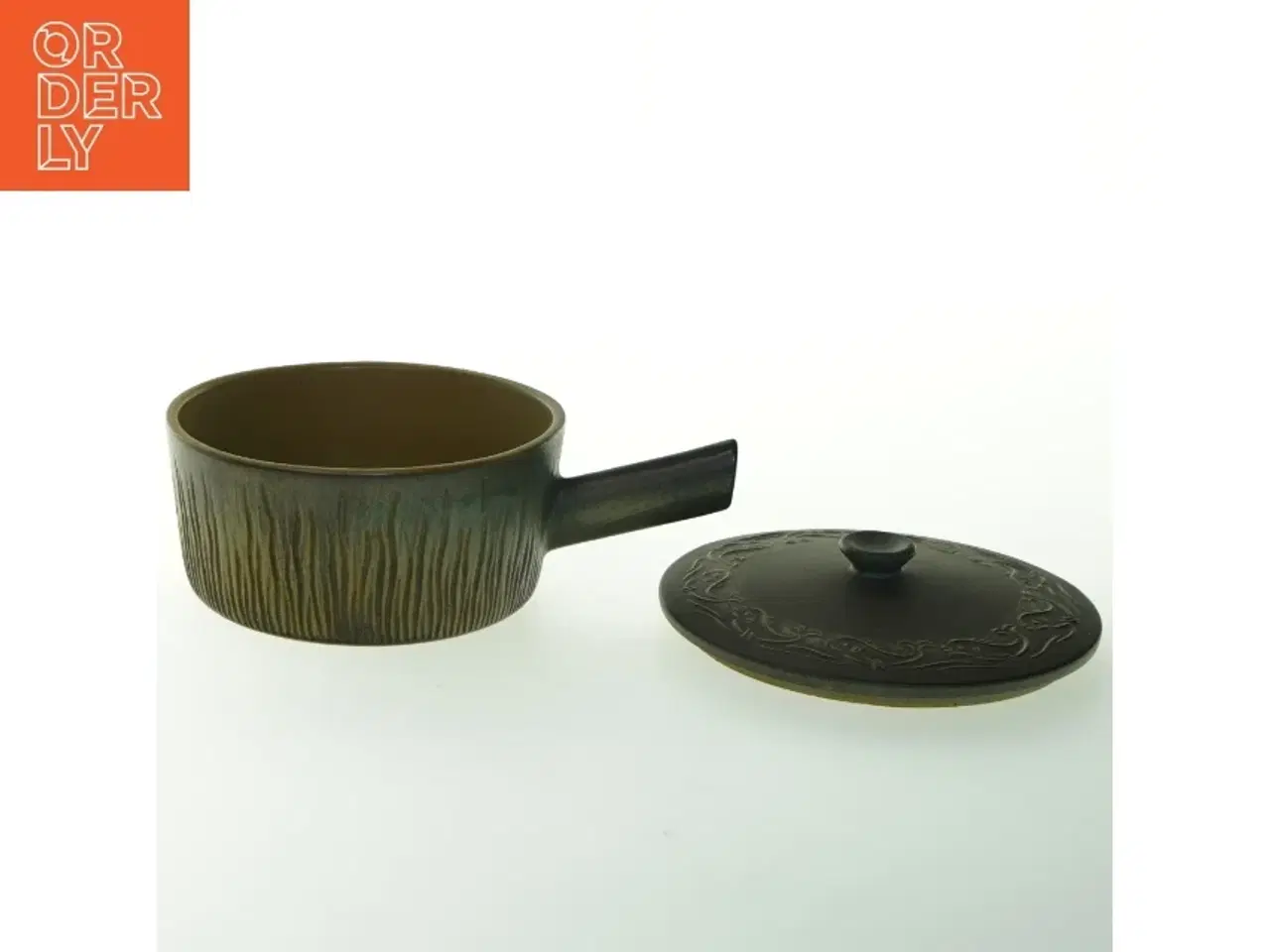 Billede 3 - Keramik gryde med låg (str. Ø 14 cm)