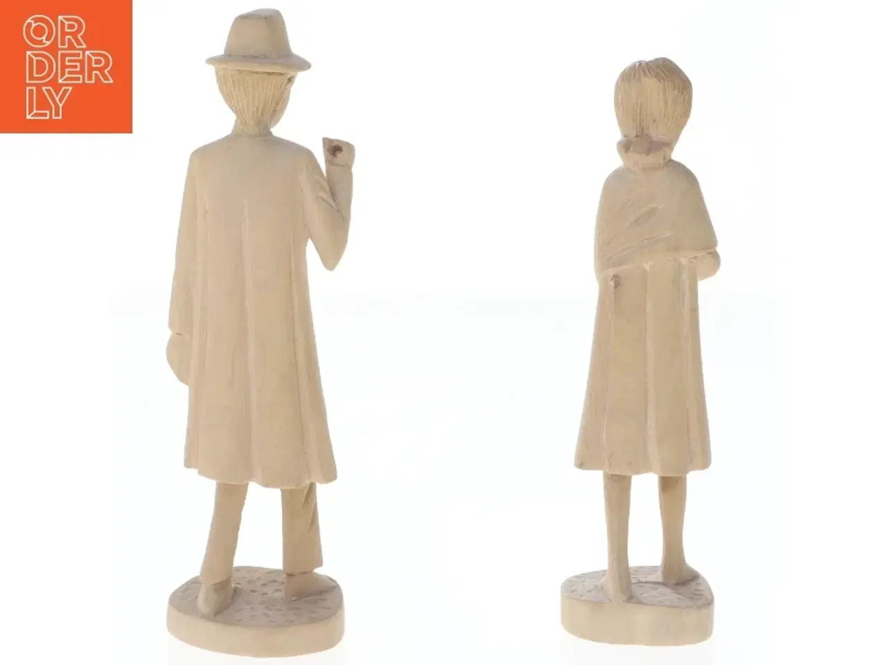 Billede 3 - Træfigurer (str. 12 x 3 cm og 13 x 4 cm)