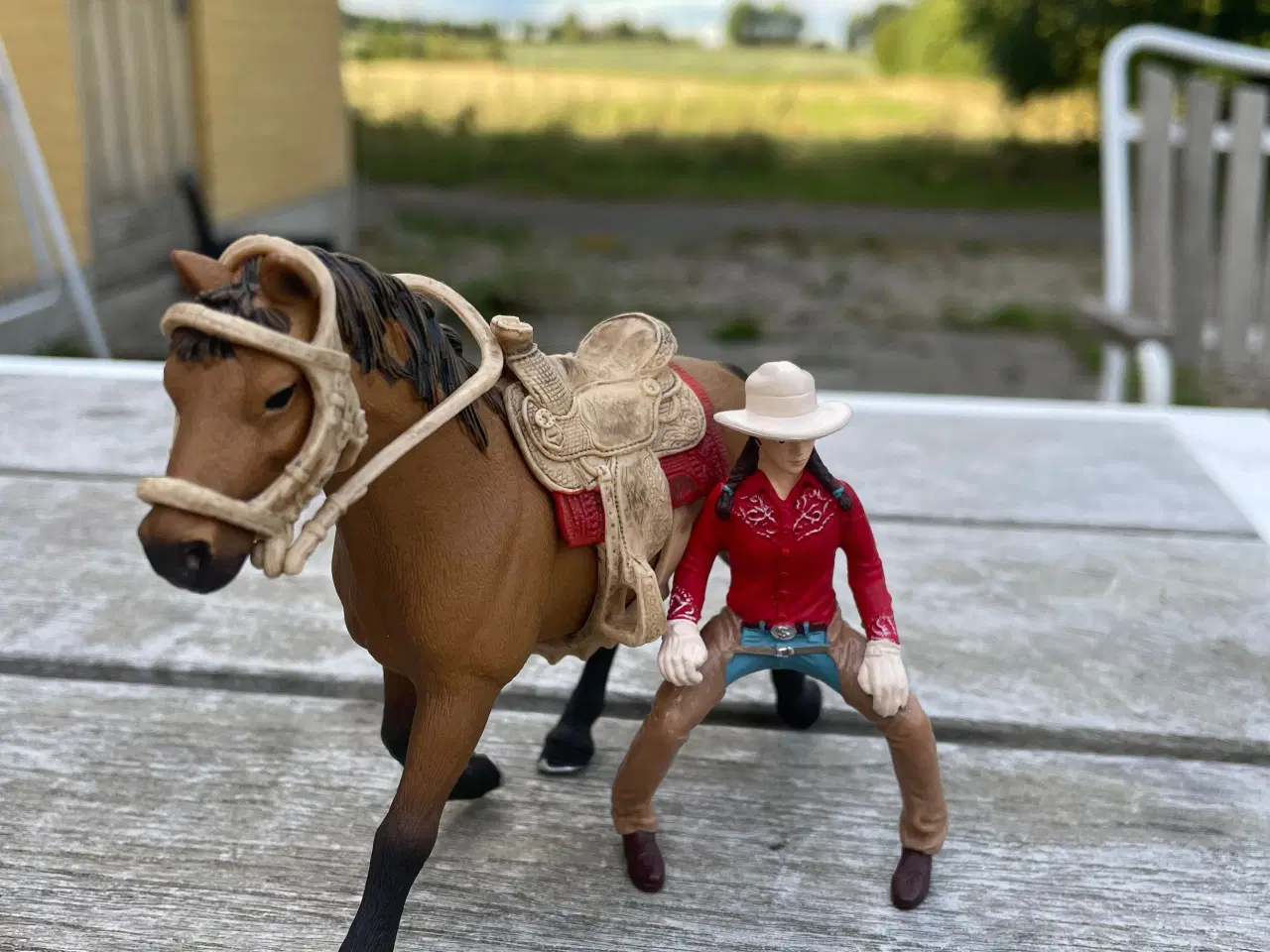 Billede 3 - Schleich Horse club - Hest med rytter og udstyr