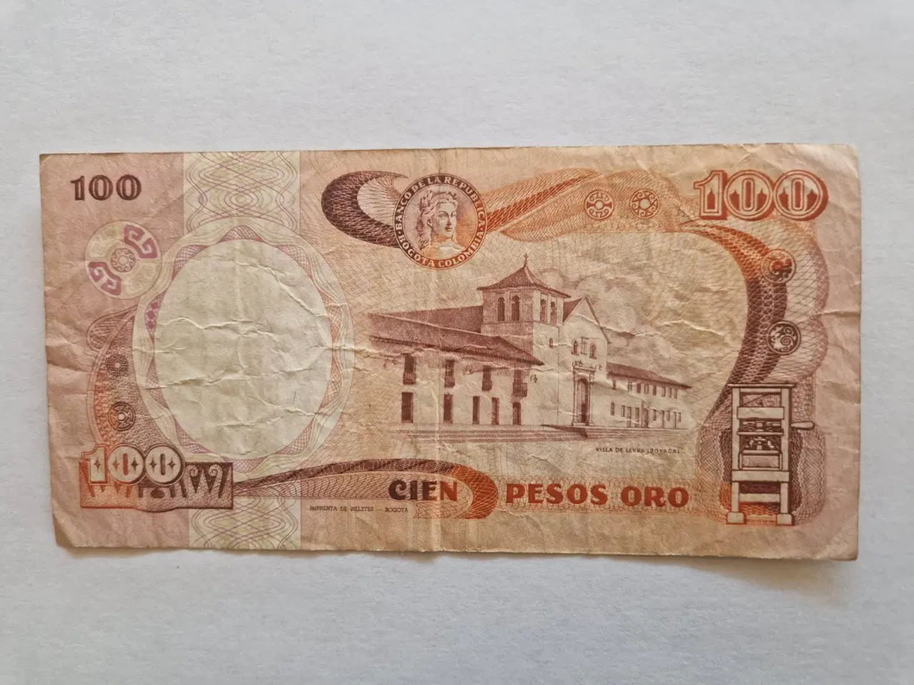 Billede 2 - 100 Pesos Colombia 1986