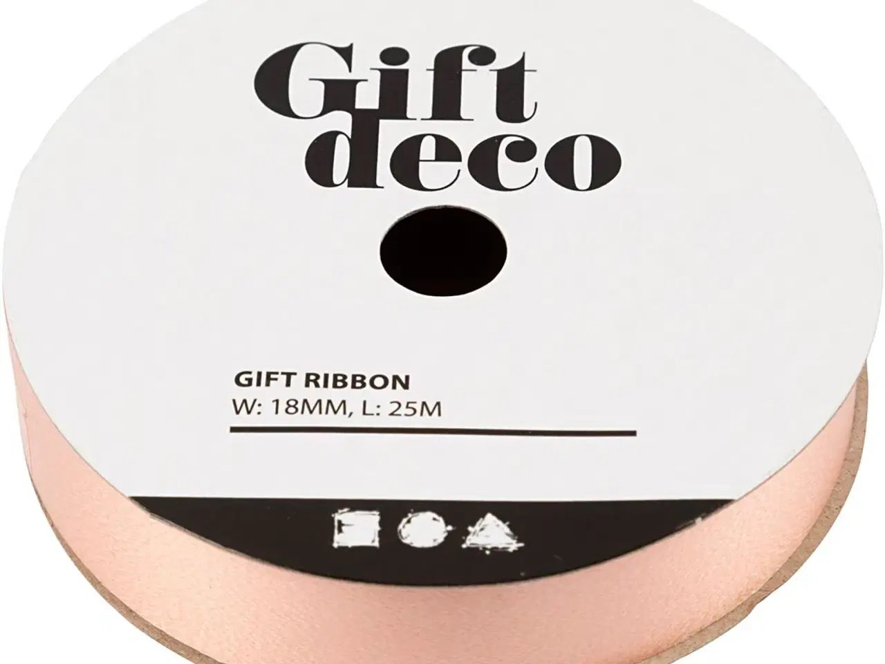 Billede 1 - Pudder Gavebånd 18 mm x 25 m - Elegant Indpakning