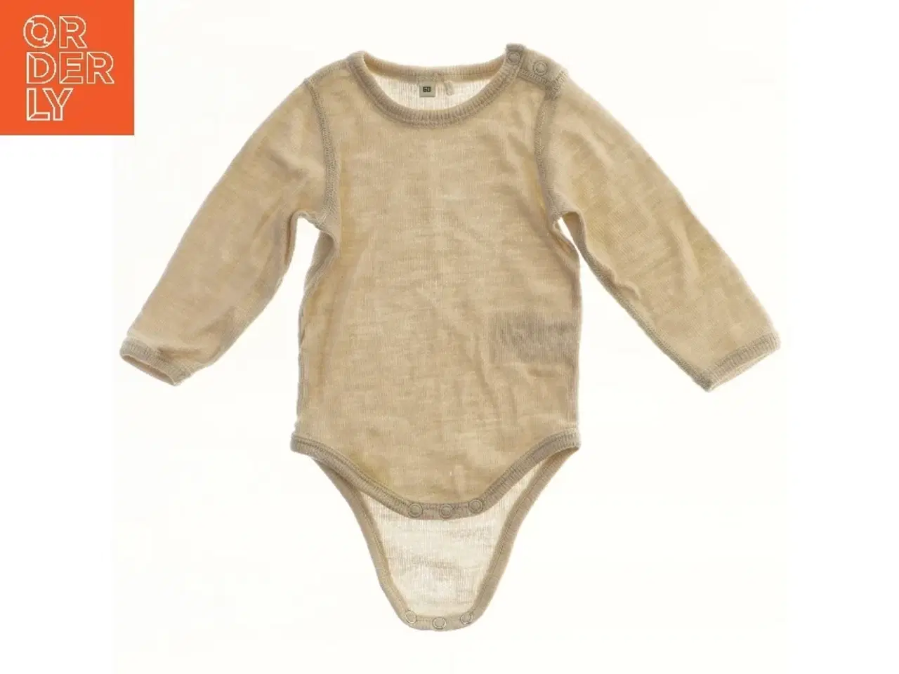 Billede 2 - Uld. Langærmet bodystocking fra BeKids (str. 62)