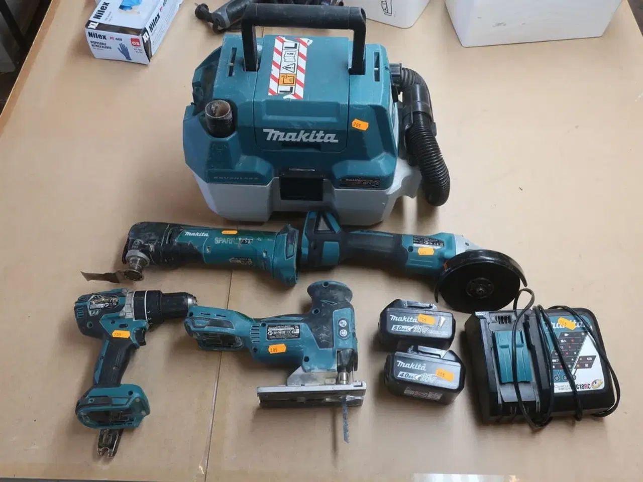 Billede 1 - 5 stk. elværktøj MAKITA
