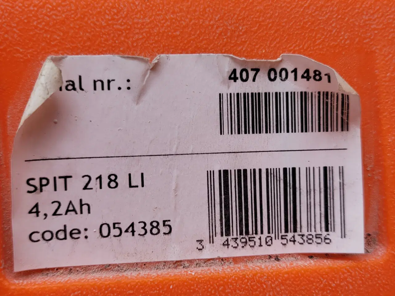 Billede 5 - Spit 218 Gipsskruemaskine Speed 55 Lithium 18V