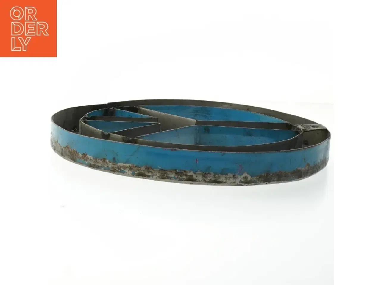 Billede 3 - Rustik fredsskilt i metal med vægophæng (str. Ø 30 cm)