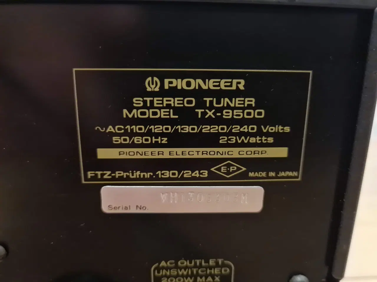 Billede 4 - Pioneer TX-9500 AM/FM radio
