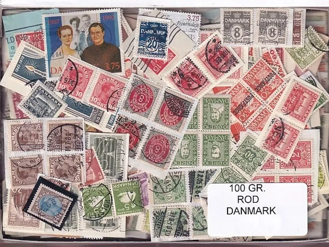Billede 1 - Danmark 100 g. ROD. - Hjemkommet 15 - 11 - 2025