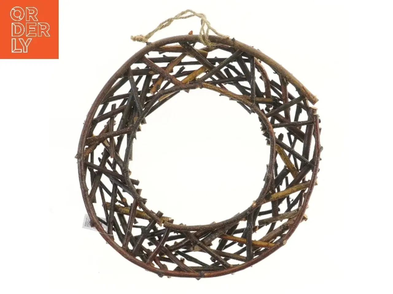 Billede 2 - Dekorativ krans af grene (str. Ø 32 cm)