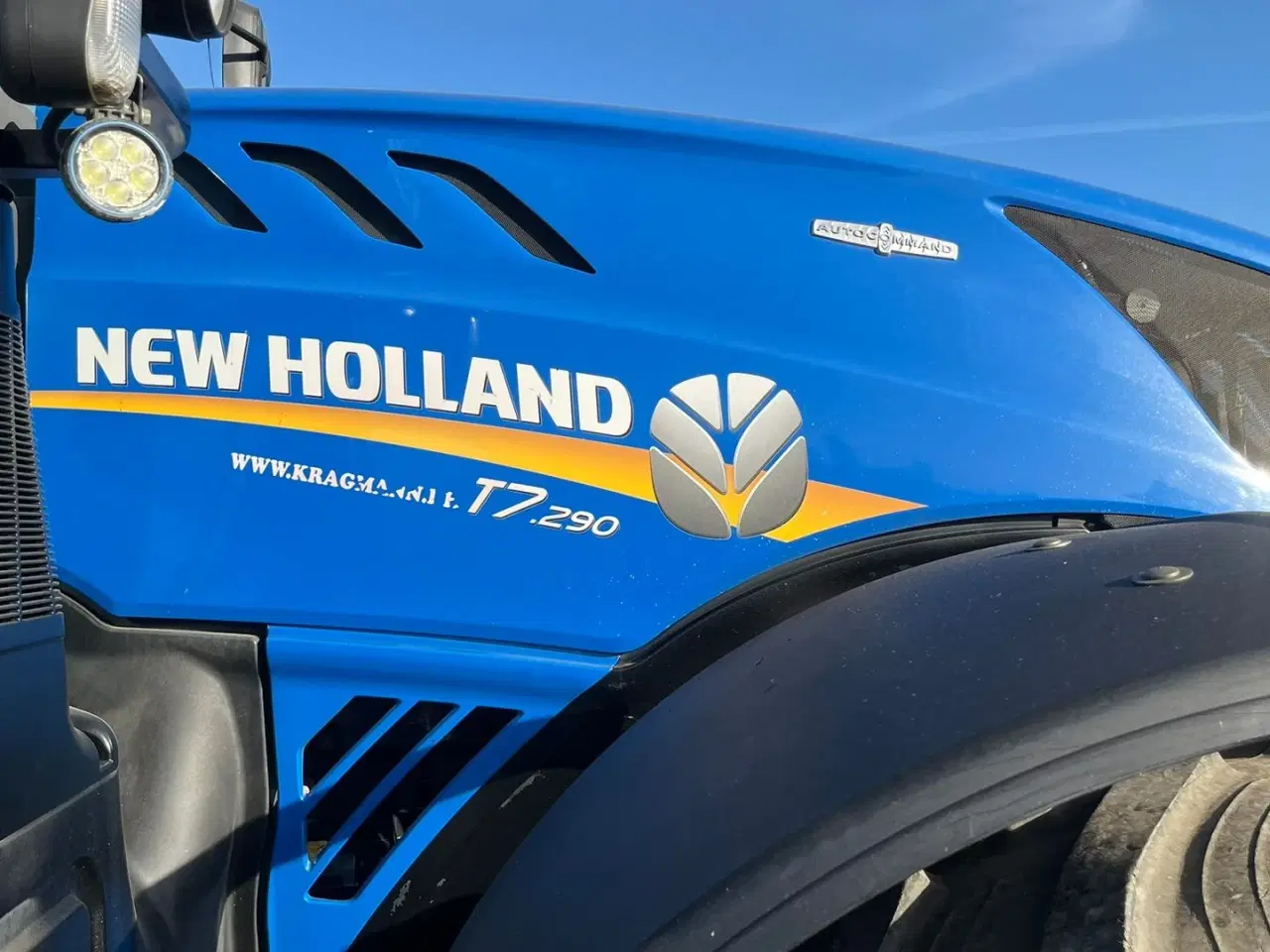 Billede 3 - New Holland T7.290 Med frontlift & traktoren er GPS klar