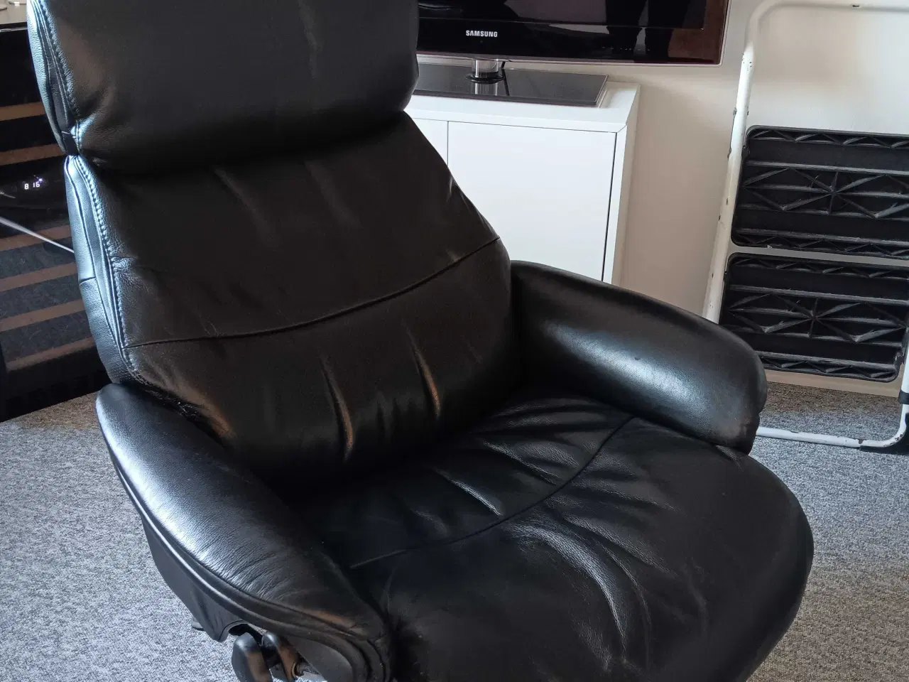 Billede 2 - FLEXLUX LÆNESTOL M/SKAMMEL