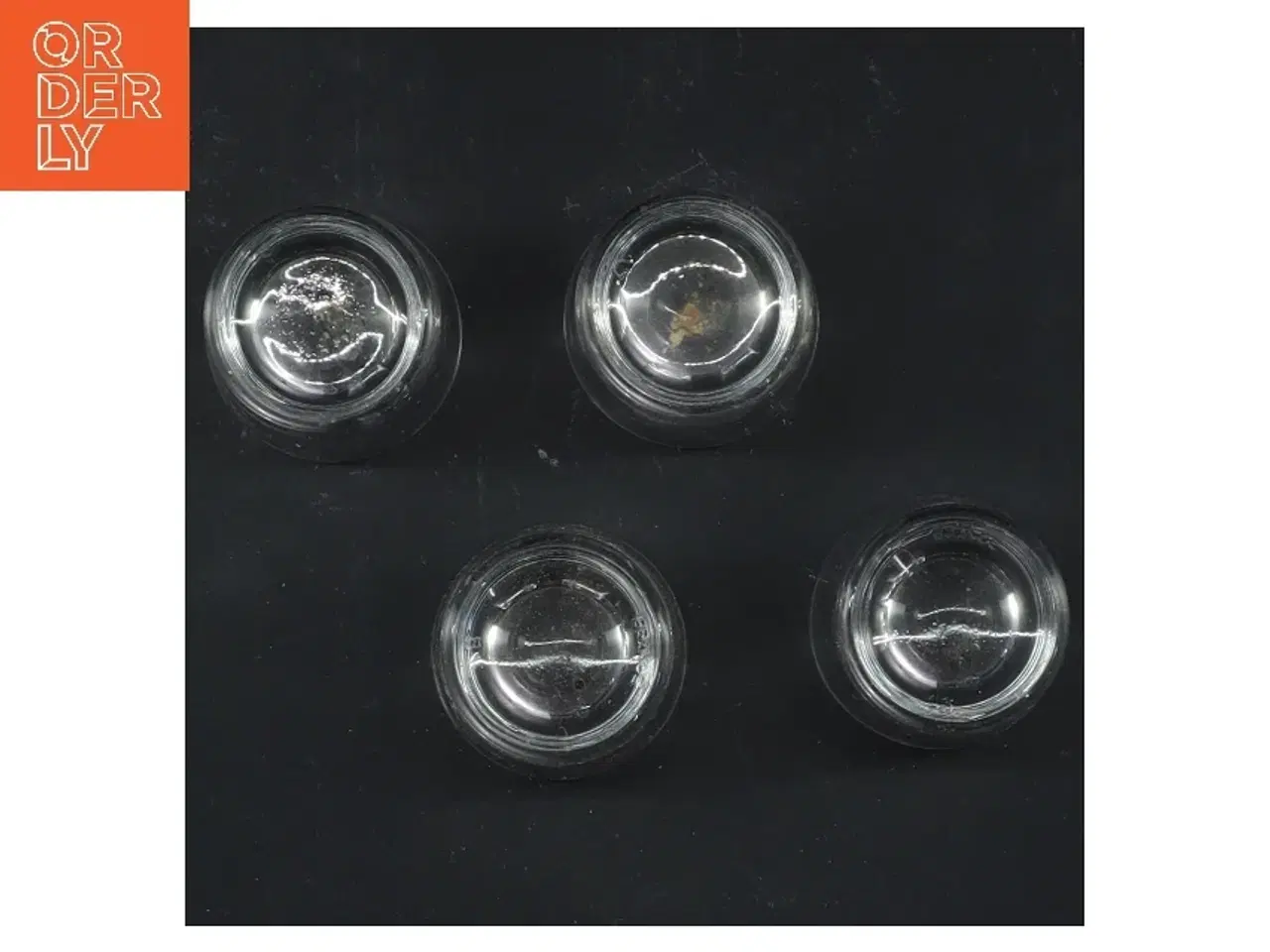 Billede 3 - Sæt med 4 glaslysestager (str. 4 stk 4x5 cm)