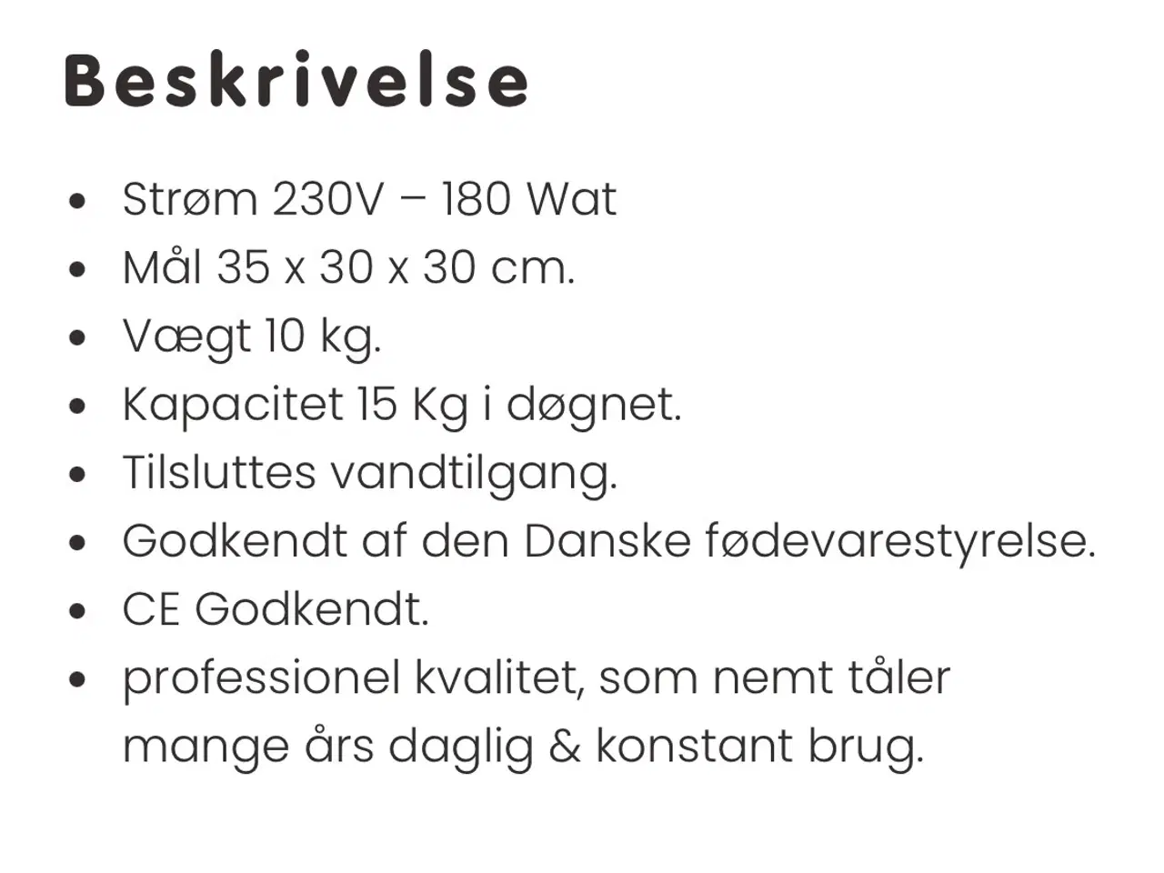 Billede 2 - Isterningmaskine m. vandtilførsel