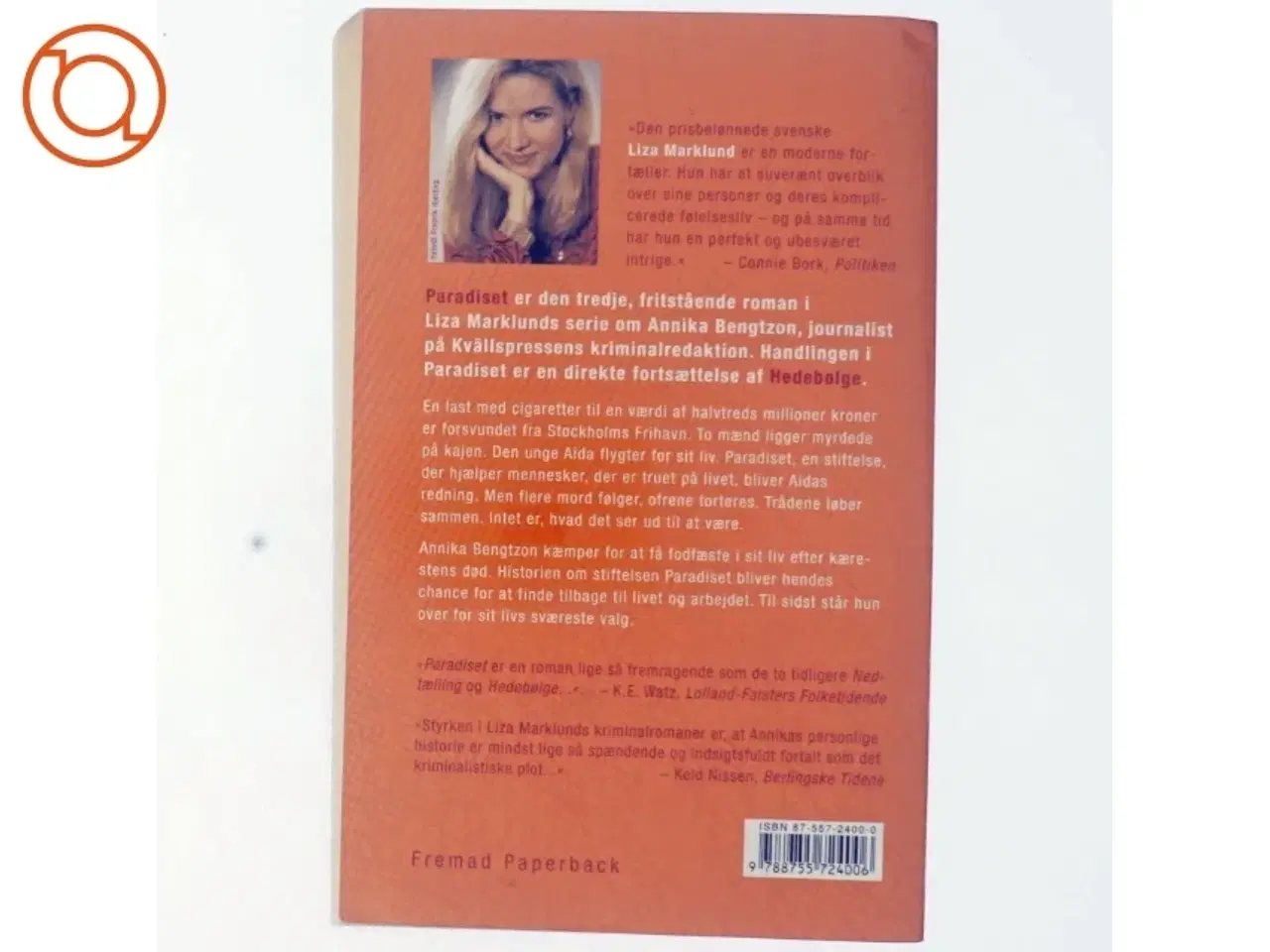 Billede 3 - Paradiset af Liza Marklund (Bog)