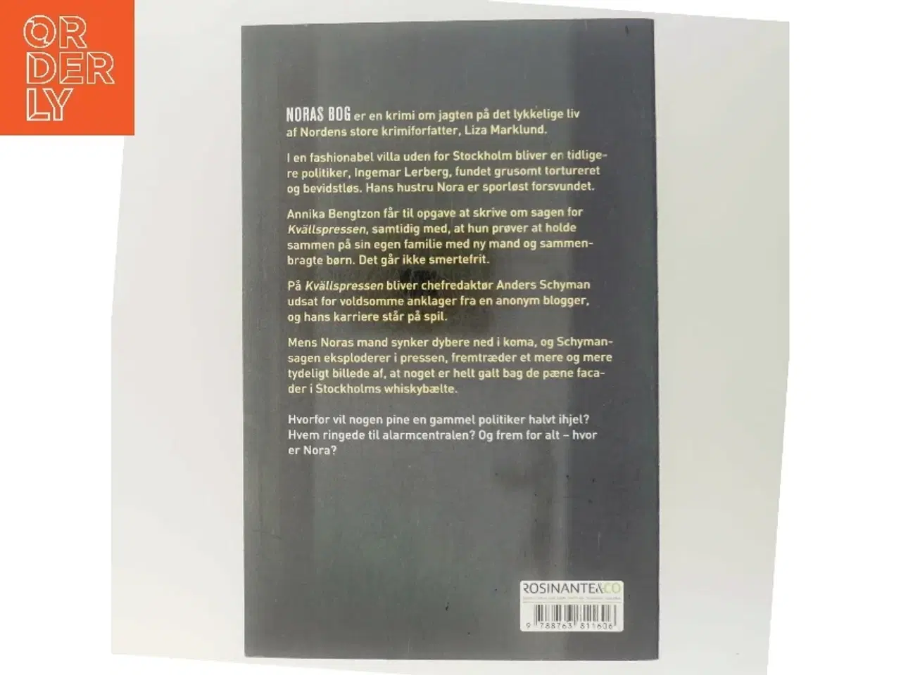 Billede 3 - Noras bog : krimi af Liza Marklund (Bog)