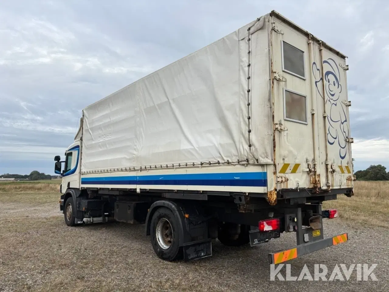 Billede 3 - Lastbil Scania P 320 med veksellad og kasse