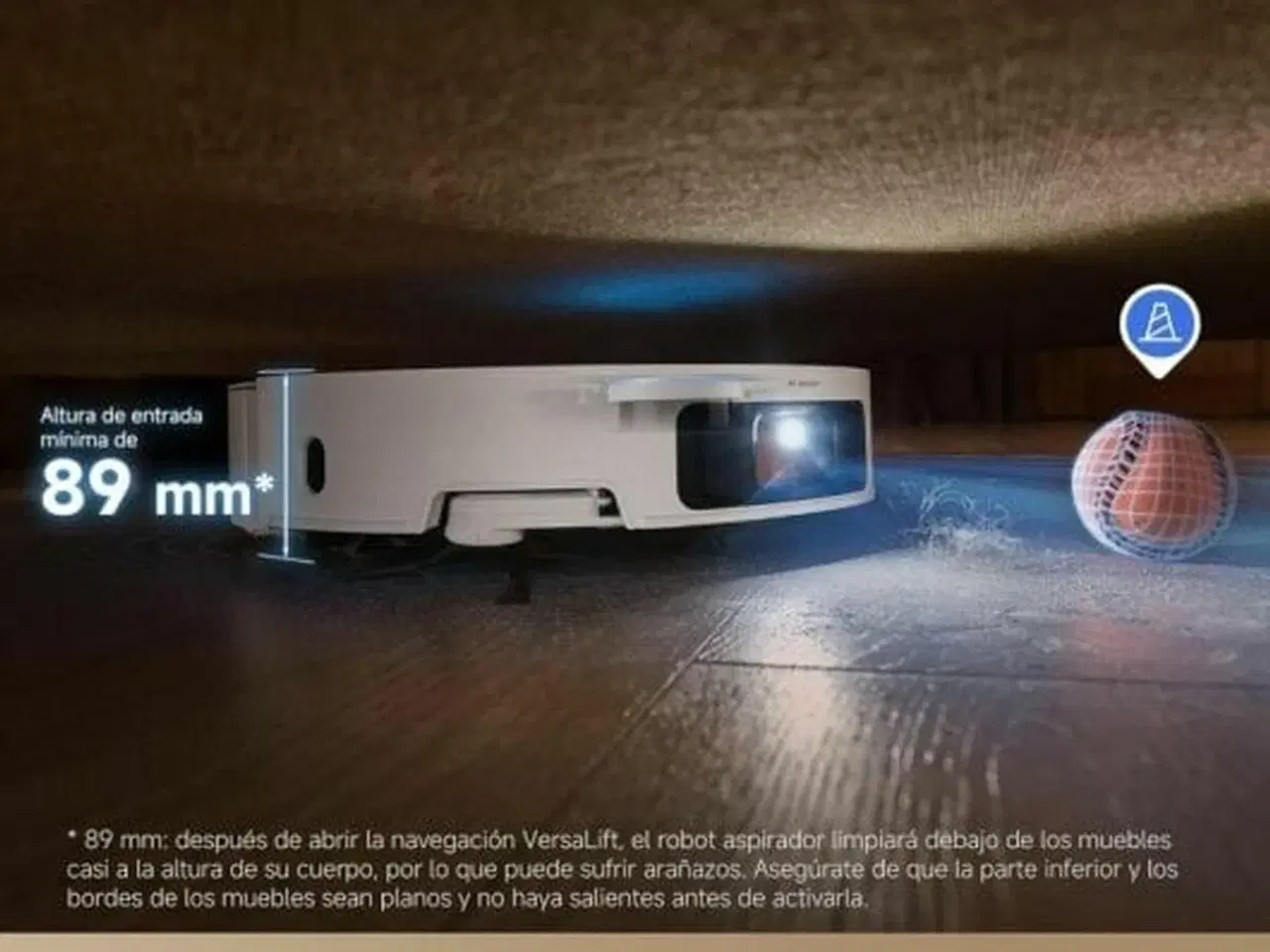 Billede 6 - Dreame X50 Ultra Complete robotstøvsuger - 700 W, 6.400 mAh, 20.000 Pa, Wi‑Fi/app