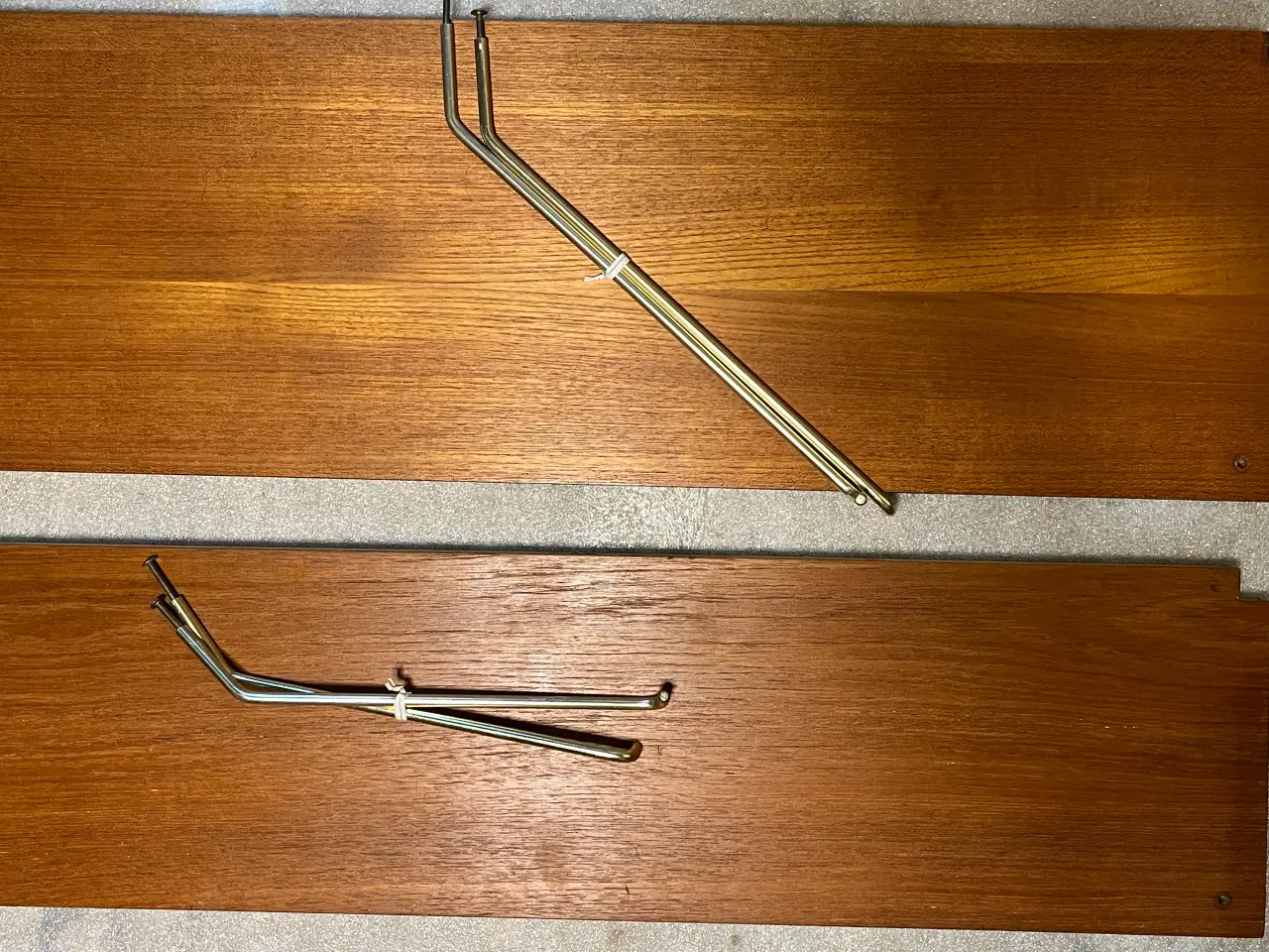 Billede 2 - Teaktræ Teakstræs hylder sælges 80 x 20 x 1,9 cm