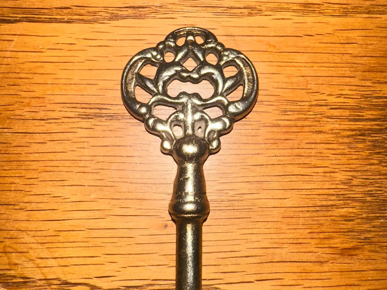 Billede 11 - Antikt Sekretær Skrivebord i Massiv Træ.