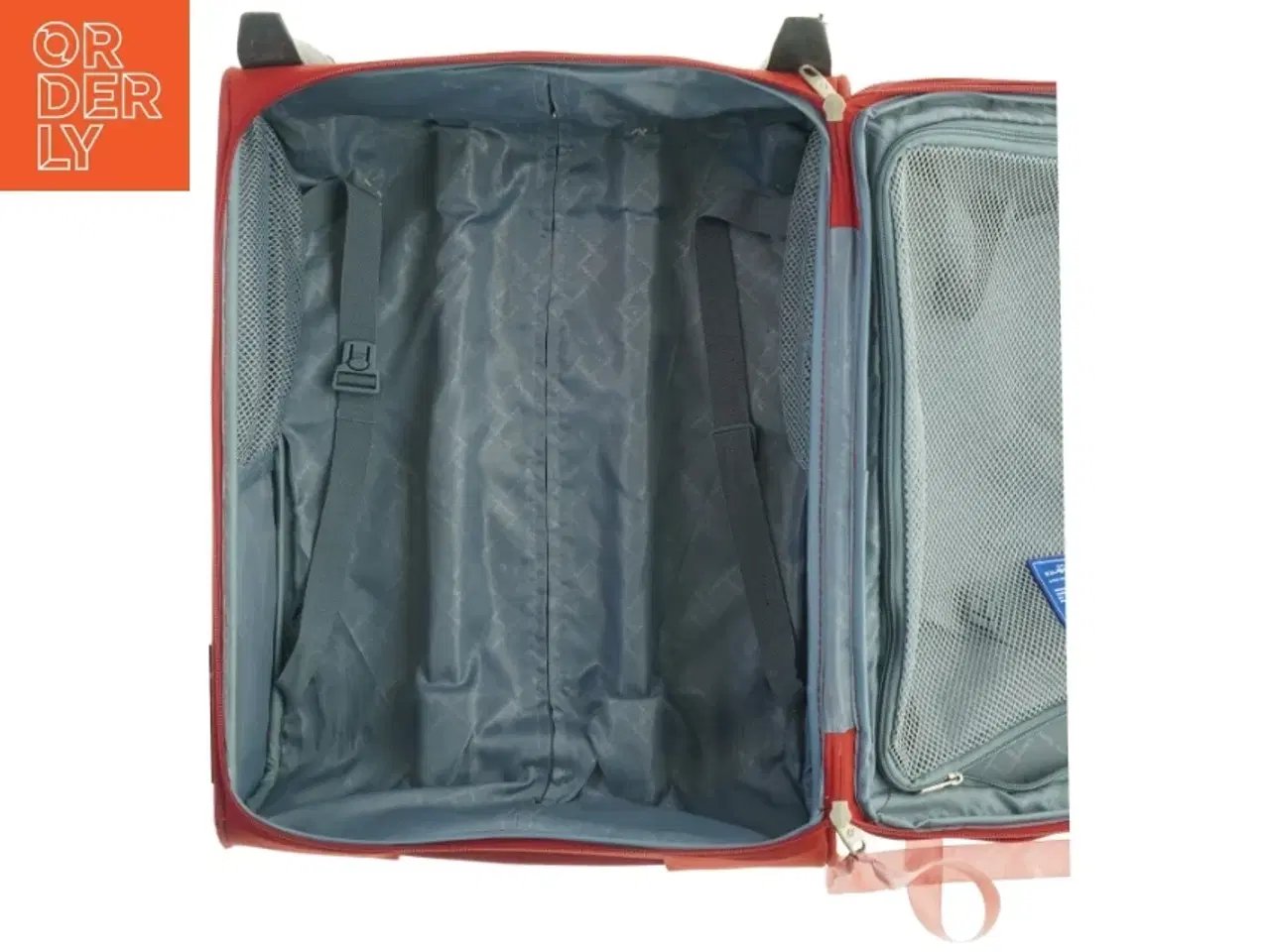 Billede 2 - Rød kuffert med hjul fra Samsonite (str. 46 x 40 cm)