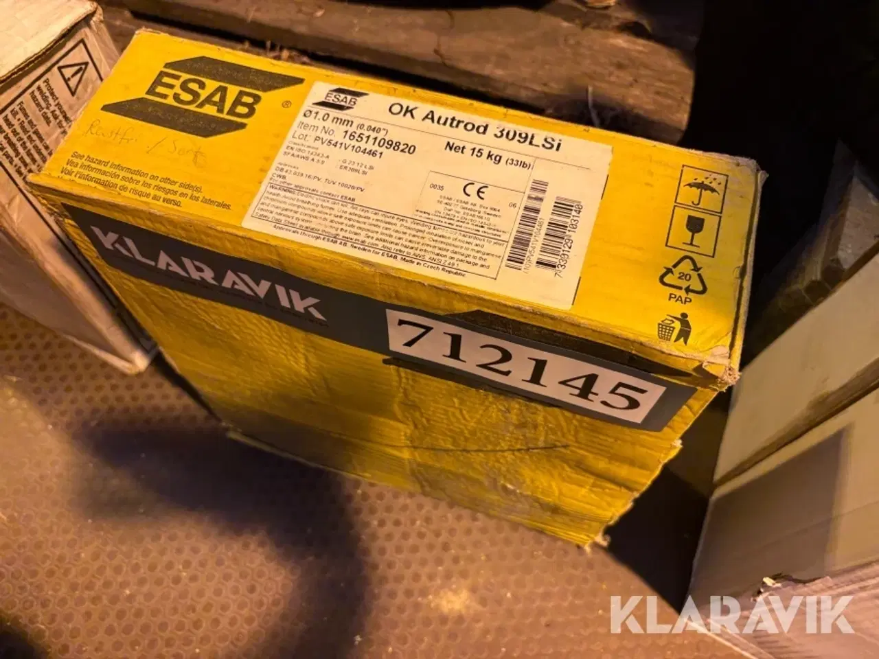 Billede 1 - Svejsetråd ESAB OK Autrod 309 LSi