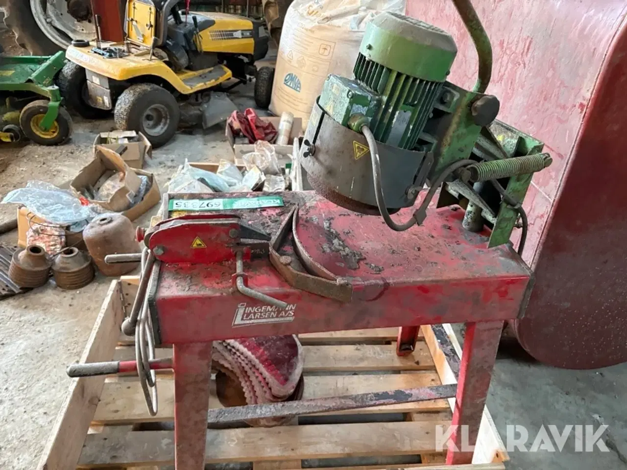 Billede 4 - Slibemaskine til opsamlervogn Ingenann Larsen