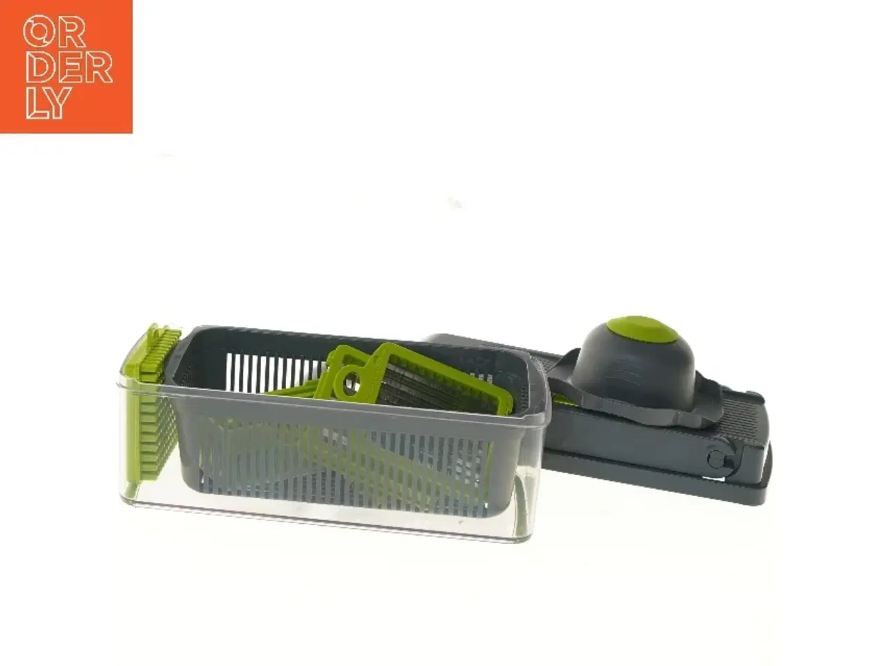 Billede 4 - Mandolinjern med beholder (str. 25 cm)