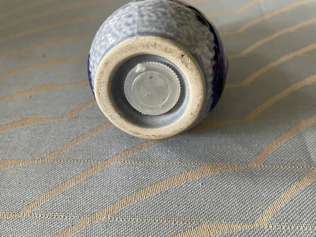 Billede 4 - Peberbøsse i saltglasseret keramik grå/blå