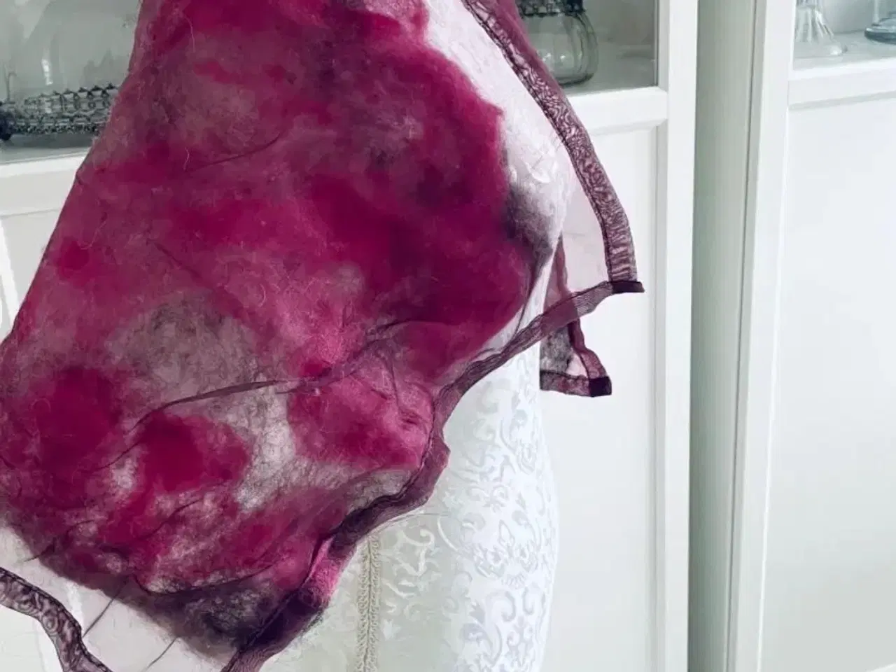 Billede 6 - Sjal pink, lilla og grå nuancer - unika 