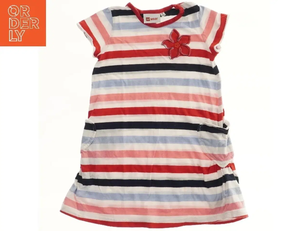 Billede 1 - Lego Børnekjole med striber (str. 92)