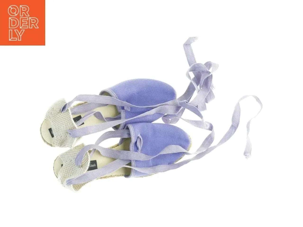 Billede 1 - Espadrillos til damer med snører (str. 37)