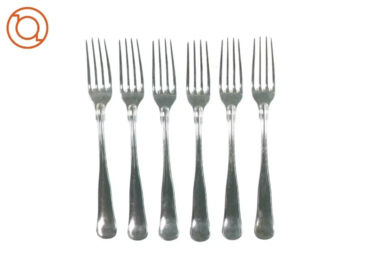 Billede 1 - Gafler (6 stk.) fra Ukendt (str. L:22cm)